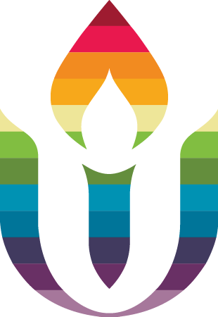 The Welcoming Congregation rainbow chalice